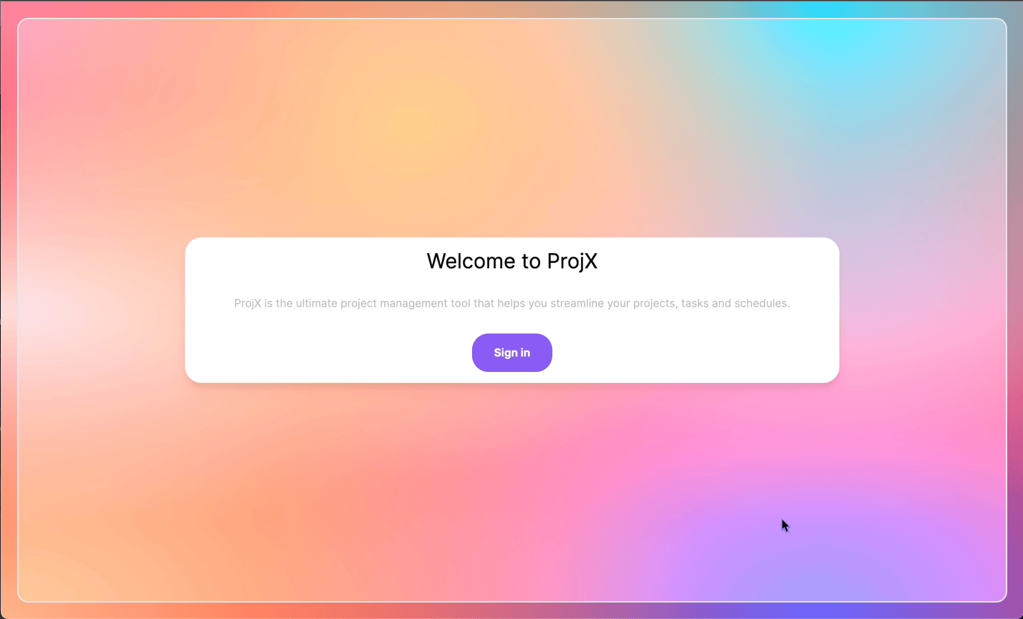 Projx - The missing piece in your project puzzle